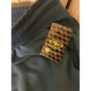 New Athletic Works Men’s Sz 2XL driworks Blue knit jogger polyester spandex  NWT